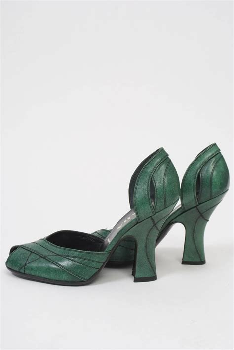 prada d'orsay pump|Prada Green Leather D'Orsay Pumps .